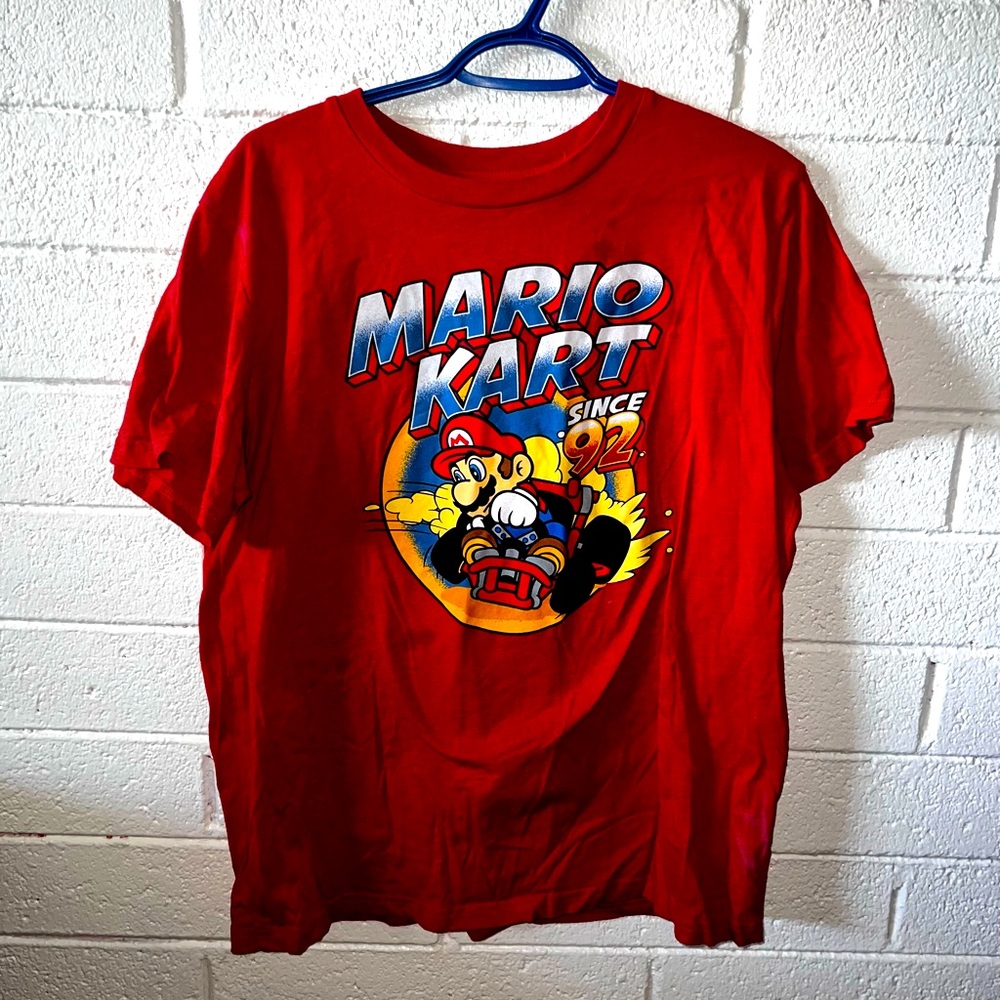 Mario Kart Red Graphic Tee